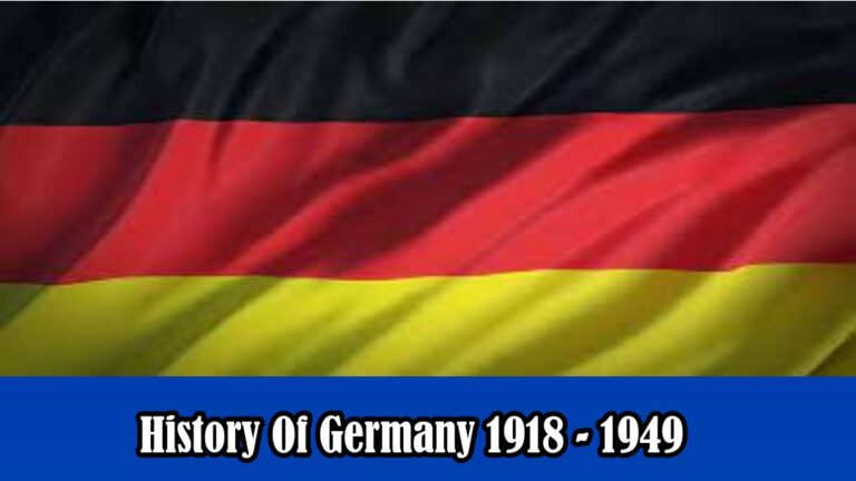 History Of Germany 1918 - 1949