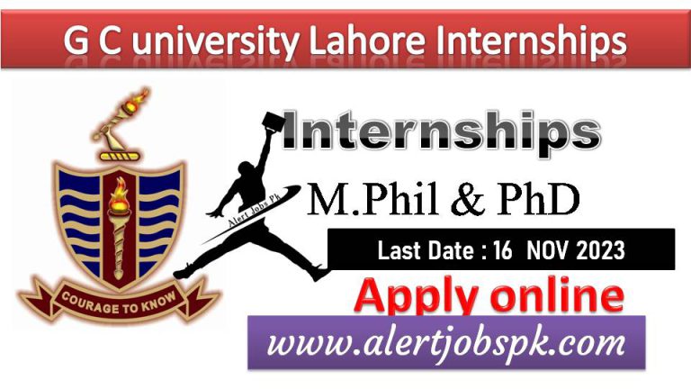 gc uni lahore 1 NLC JOBS 2023