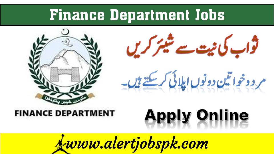 Finance Department Jobs in kpk Finance Department