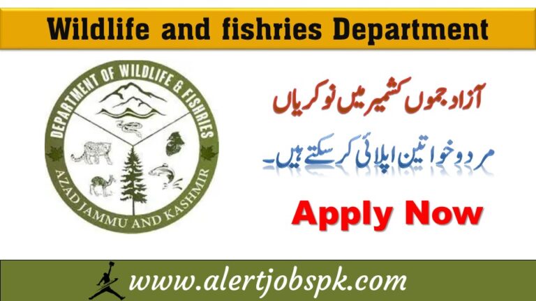 Wildlife and Fisheries Department AJK Jobs fgei jobs