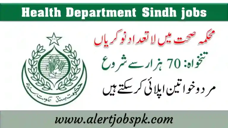 Health Department Sindh jobs