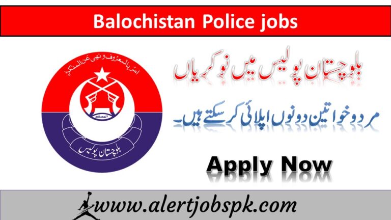 latest Balochistan Police jobs